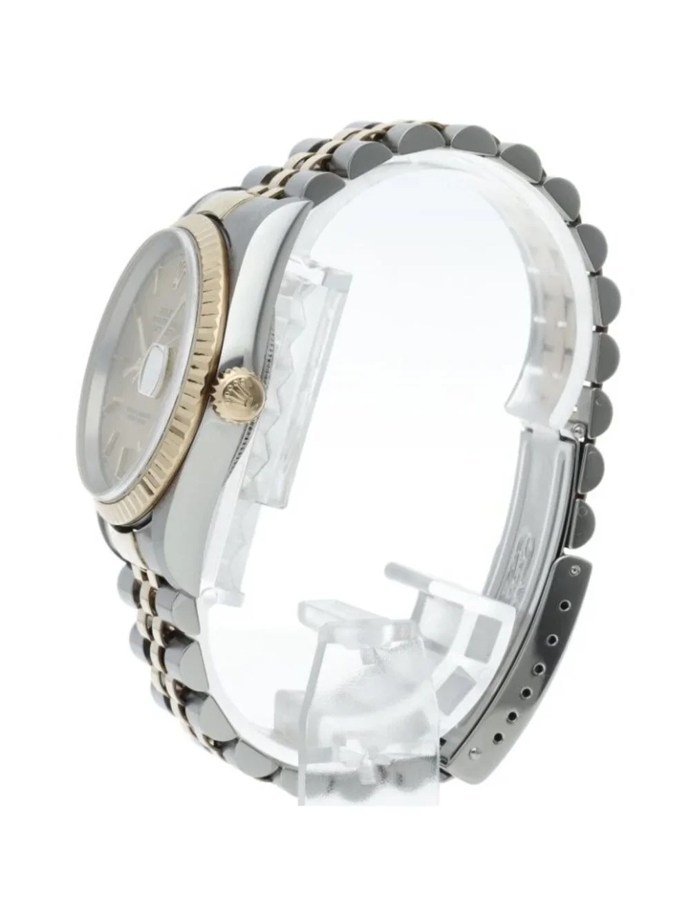 Rolex Datejust Watch 18k Yellow Gold SS Chien Color Polished